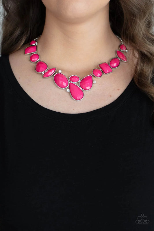 Mystical Mirage - Pink necklace