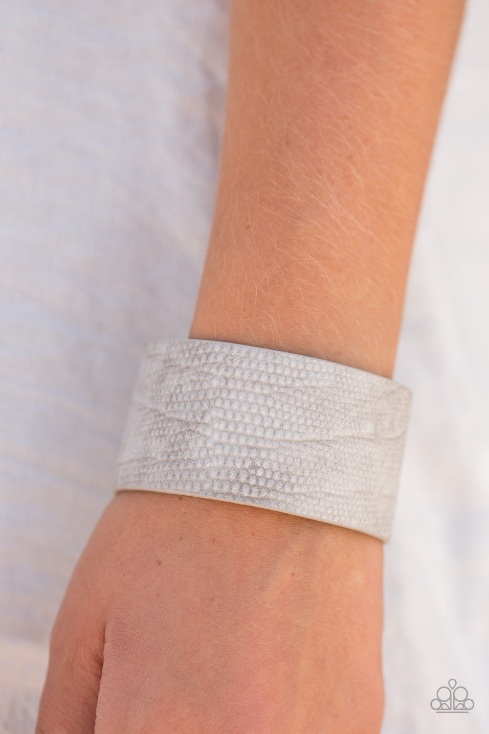 On Your BEAST Behavior - Silver wrap bracelet