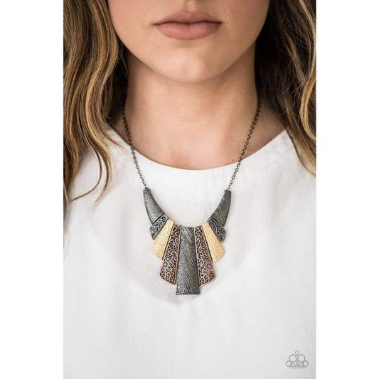 Cave Girl Grotto - Multi metal necklace