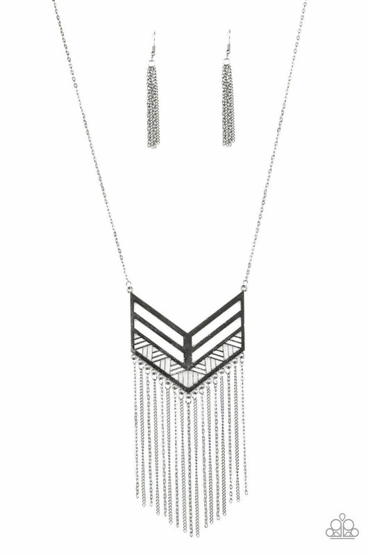 Alpha Attitude - Black/Gunmetal necklace