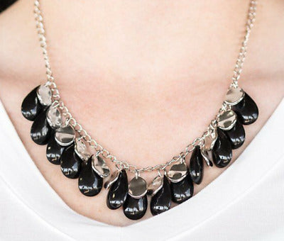 Tropical Storm - Black necklace