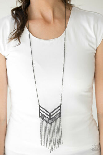 Alpha Attitude - Black/Gunmetal necklace
