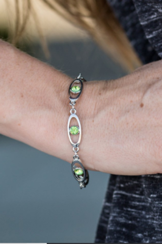 Starry Eyed - Green bracelet