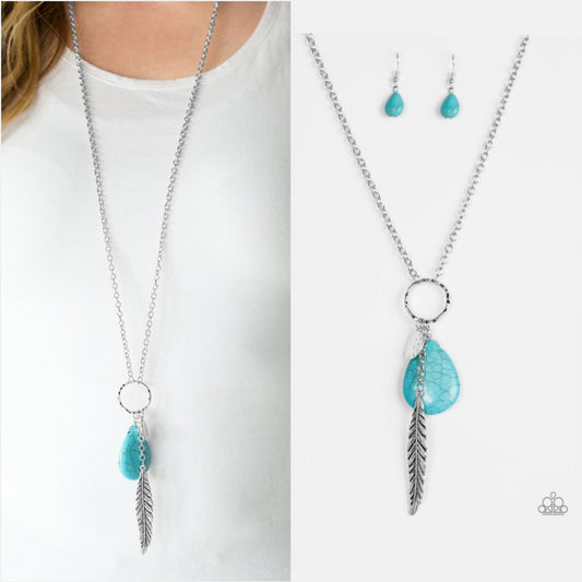 Canyon Quest - blue necklace