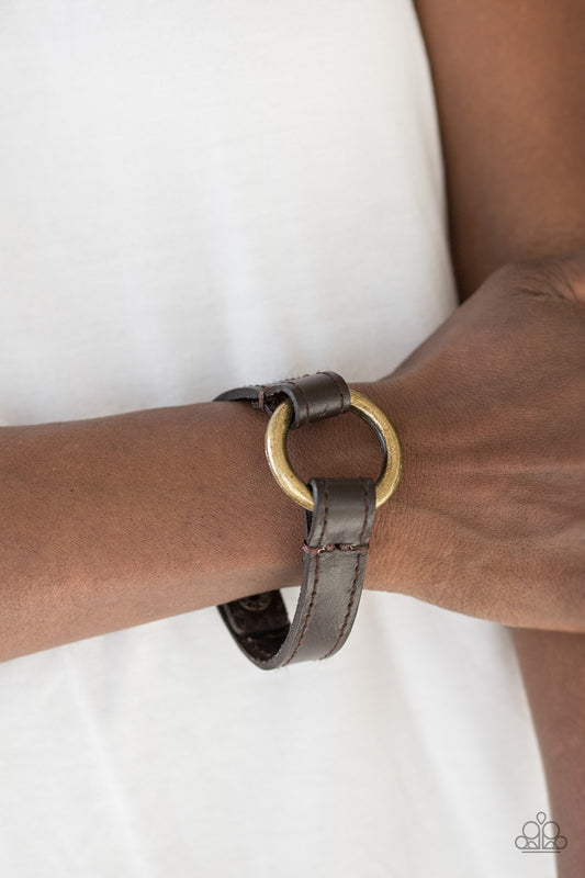Secure The Perimeter - Brown urban bracelet
