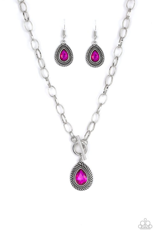 Sheen Queen - pink necklace