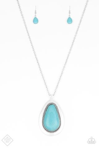 BADLAND to the Bone - Turquoise/Blue necklace