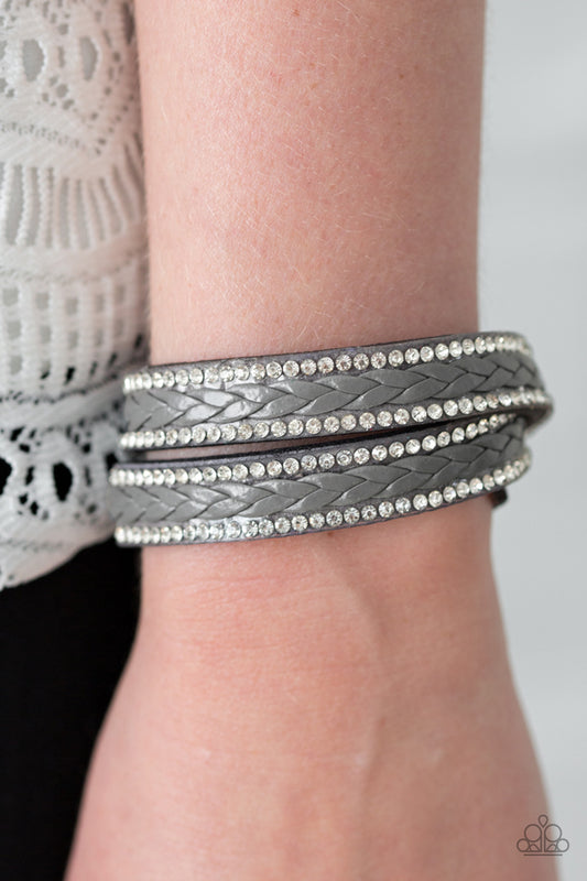 SLAY The Field - Silver wrap bracelet