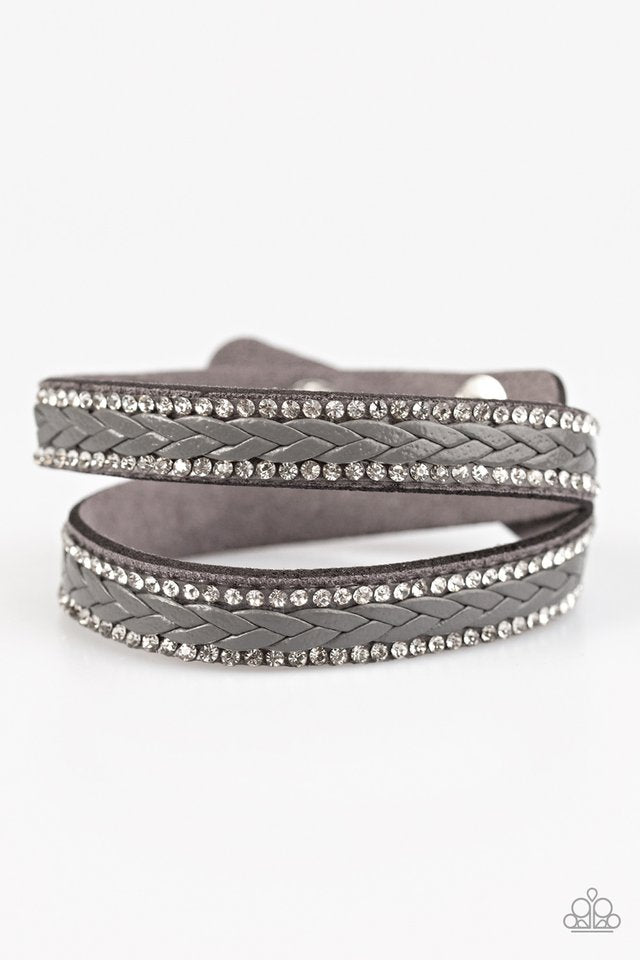 SLAY The Field - Silver wrap bracelet