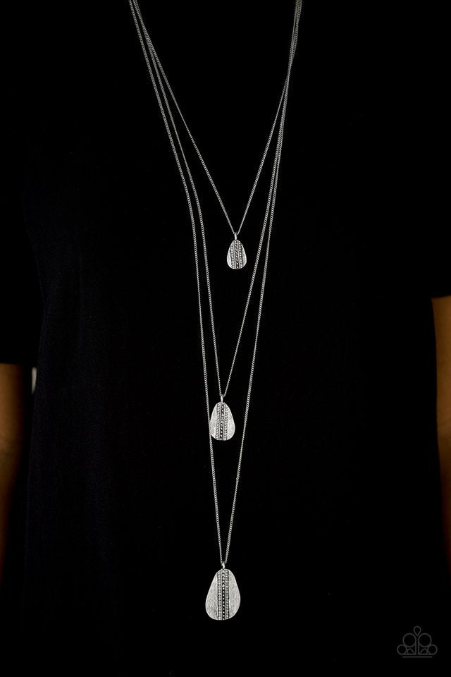 Sonoran Storm - Silver necklace
