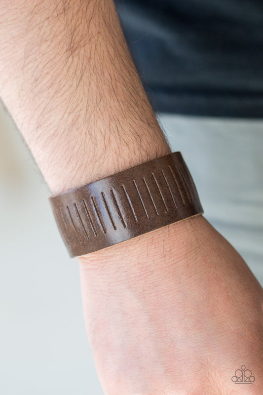 Take A Drive - Brown urban bracelet