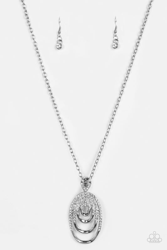 The Heiress - White rhinestones necklace