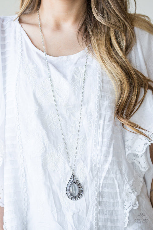 Total Tranquility - Silver necklace