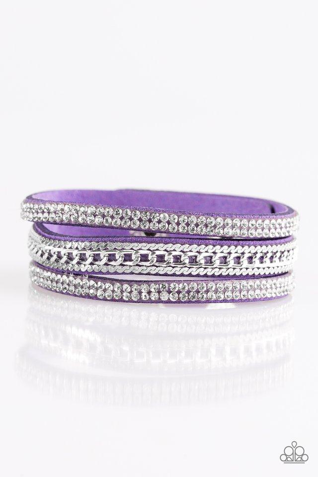 Unstoppable - Purple Wrap Bracelet