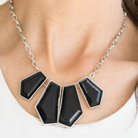 Get Up and GEO - Black necklace