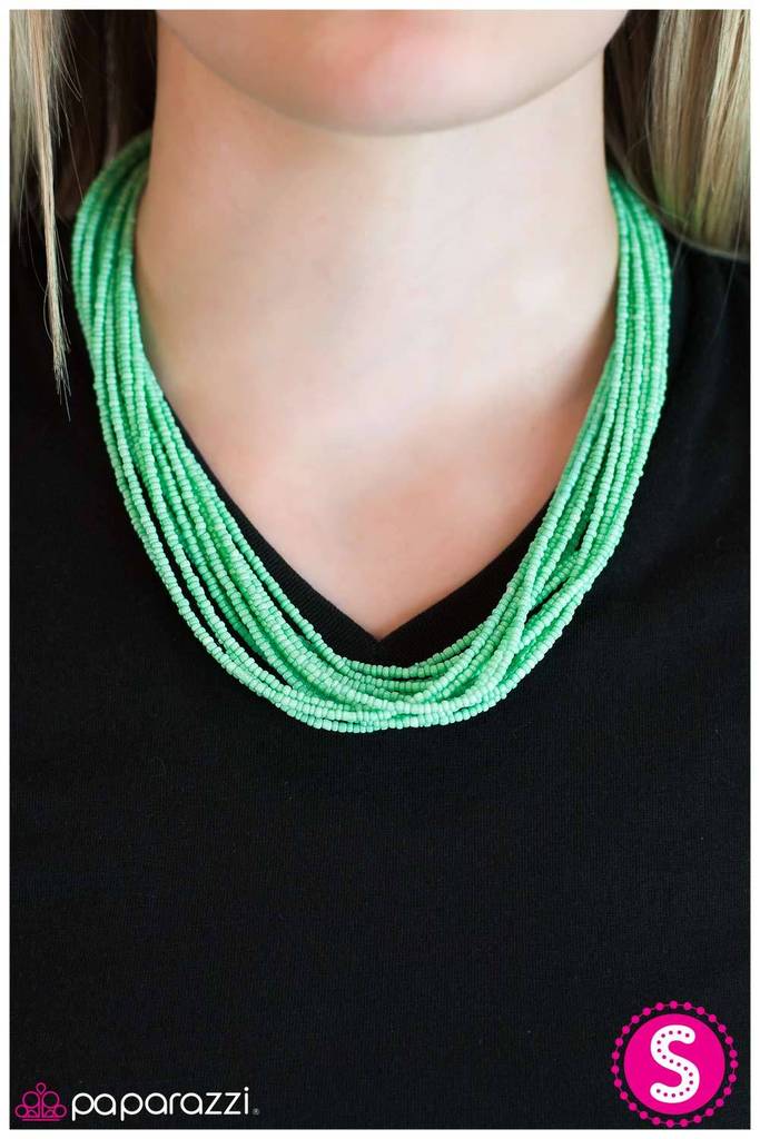 Wide Open Spaces - Green Necklace